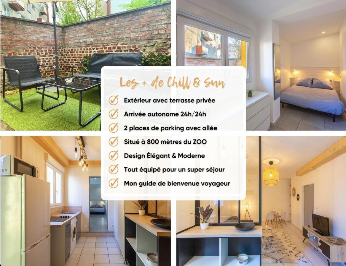 Apartament Chill & Sun - Terrasse Exterieure - Parking - Wifi - 4P Amiens Zewnętrze zdjęcie